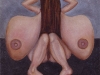 Vergogna,   olio su tela,  cm. 40x40,  1996