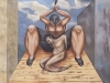 Autoritratto con il carnefice,   olio su tela,  cm. 200x200,  1996