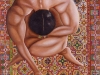 Gioca la sorte,   olio su tela,  cm. 200x150,  1997