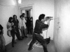 Io tappobuchi, documentazione della performance,   1994,  Studio Boetti,  Roma 