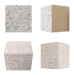 Vaffancubo Bianco, olio e sabbia su legno, cm. 20x20x20, 2022