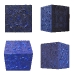 Vaffancubo Blu, olio e sabbia su legno, cm. 20x20x20, 2022