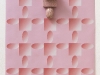 Quando le donne avevano la coda, carta ceramica, legno, cm. 215x90, le dimensioni della carta possono variare, 2017