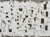 Riflessione,  olio e sabbia su tela,  cm. 35x60,  2010