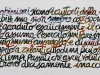 Sulle ronde,  olio su tela,  cm. 70x200,  2009