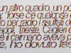 Sui ballottaggi, olio su tela, cm.70x200,  2011
