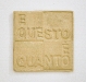 E questo è quanto, ceramica, cm. 38,5x39, 2017