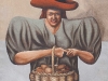 Il ritratto della mamma,   olio su tela,  cm. 125x125,  1996