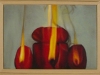 OK candela,  olio su tela, legno,   cm. 57x27,  2005