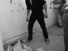 Io tappobuchi, documentazione della performance,   1994,  Studio Boetti,  Roma 