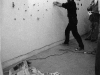 Io tappobuchi, documentazione della performance,   1994,  Studio Boetti,  Roma 