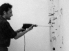 Io tappobuchi, documentazione della performance,   1994,  Studio Boetti,  Roma 