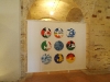 Sulle identità e sulle appartenenze. XLVIII Premio Vasto. 2015, Vasto (CH), 9 tondi, acrilico su tela cm.50 cad.