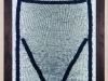 H.M. - legno, plexiglass, lana, neon - cm. 178x118x14 - 1991