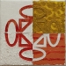  Divano arancione,  olio su tela,  cm. 20x20,  2009