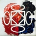 -ok-logo, olio su tela, cm. 30x30, 2010