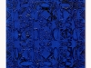 Deep blu, olio e sabbia su tela, cm. 60x40, 2021