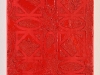 Reds S, olio e sabbia su tela, cm.30x20, 2012