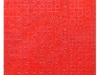 Reds Bandiera rossa, olio e sabbia su tela, cm. 180x120, 2020