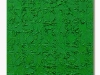 Verde, olio e sabbia su tela, cm. 60x40, 2021