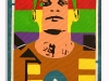 Autoritratto - Face to Face, acrilico su tela, cm. 50x30, 2017