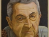 Mio padre,  olio su tela, legno, cm. 70x50,  2004