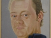 Il biondo,  olio su tela, legno, cm. 70x50,  2004
