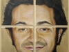 Bears four,  olio su tela, legno, cm. 72x52,  2005