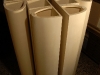 Fuoriuscito ( particolare),  legno,  4 elementi, cm. 180x100 cad.  2008