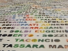 Vittime dei bombardamenti alleati 1940/1945 (particolare),olio su tela, cm. 480x180, 2015
