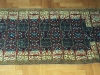 Prayer deep blue  ,  lana annodata a mano su ordito di cotone,  cm.80x120,  2000