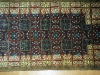 Prayer deep blue (particolare),  lana annodata a mano su ordito di cotone,  cm.80x120,  2000