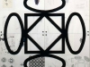 Terra-terra(composizione 4 elementi),  serigrafia su plexiglass, su carta,   cm. 120x120 ( 60x60 per elemento),  1992